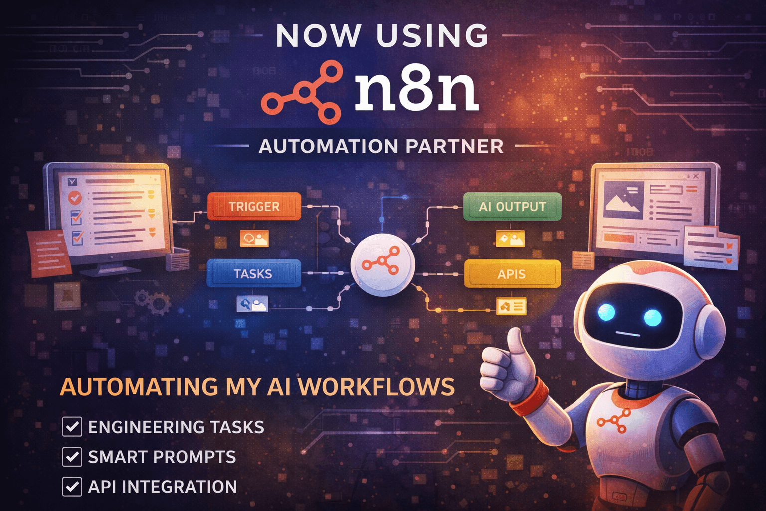 I 𝗷𝘂𝘀𝘁 "𝗳𝗶𝗿𝗲𝗱" 𝗺𝘆 𝗯𝗮𝗰𝗸𝗲𝗻𝗱 𝗰𝗼𝗱𝗲. 𝗛𝗲𝗿𝗲’𝘀 𝘄𝗵𝘆. ✂️💻
Using n8n now